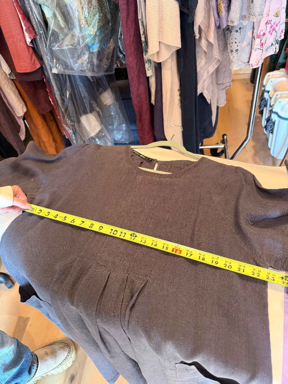 Grey Linen Dress